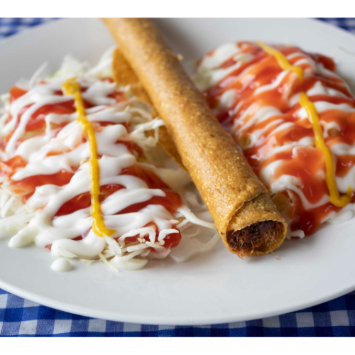 2X1 Super Taco de Res + Te Frio