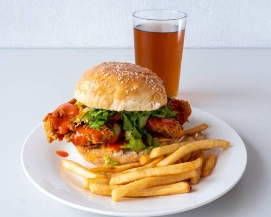 Hamburguesa de Pollo Buffalo