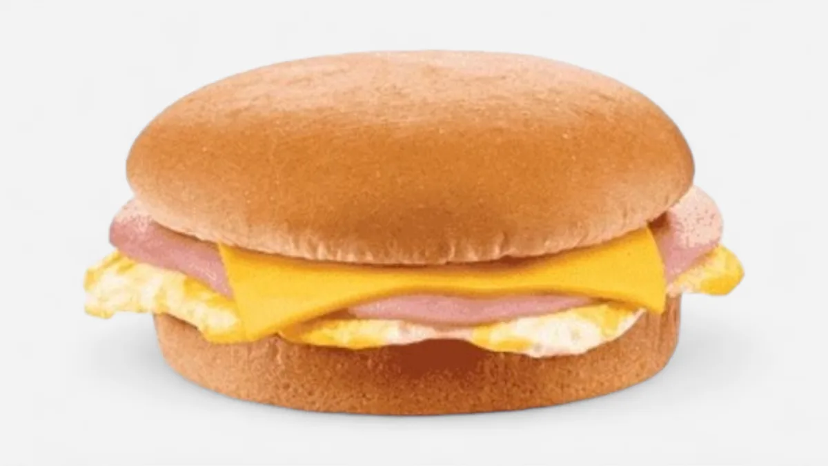 Ham Egg and Cheese Sandwich