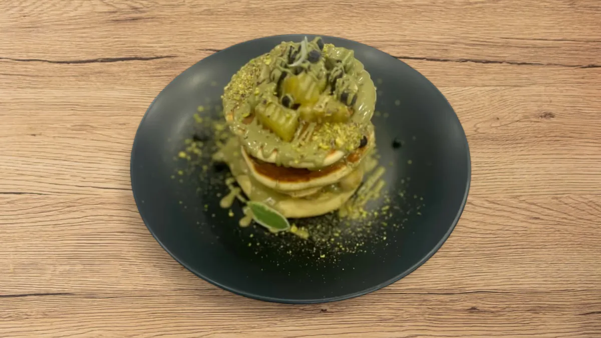 Pistachio Pancakes