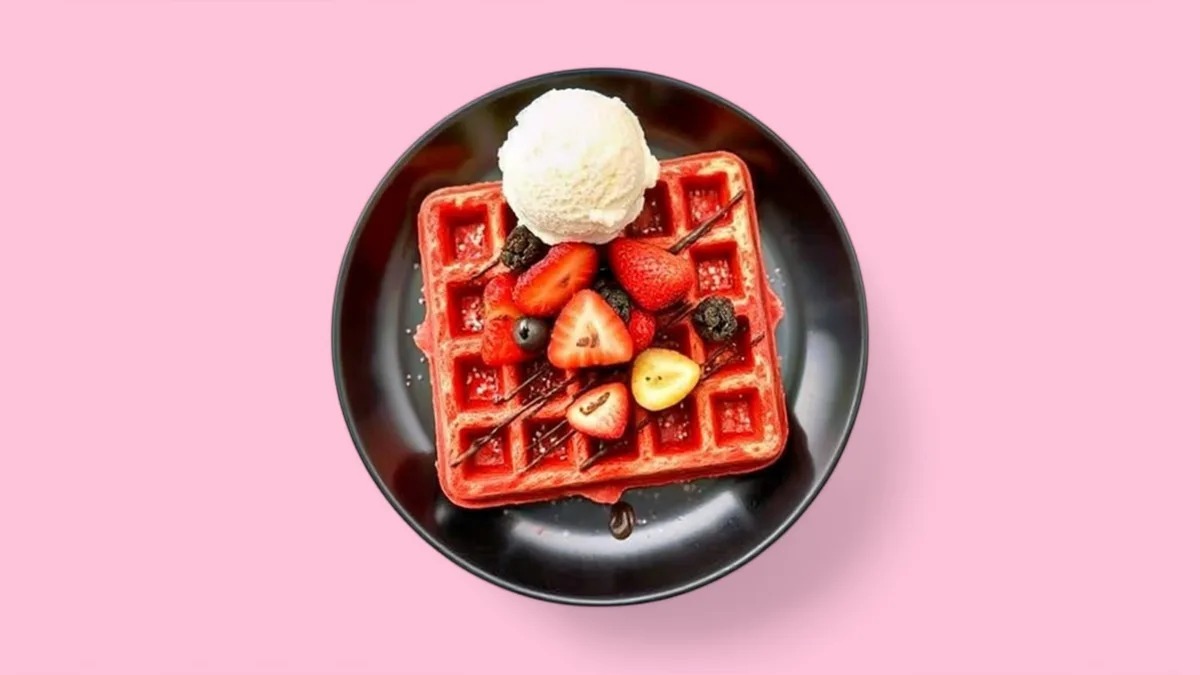 Red Velvet Waffle