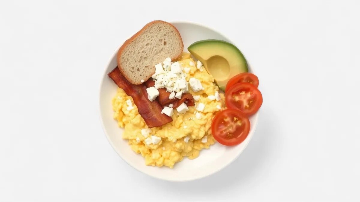 Scrambled Eggs me Avokado
