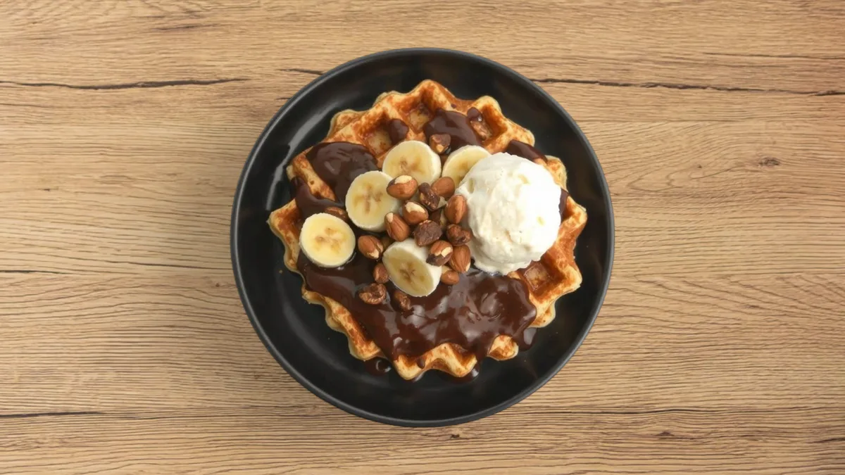 Waffle Banane