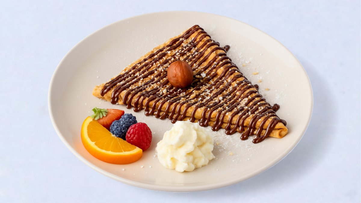 Hasselnøtt Crêpe