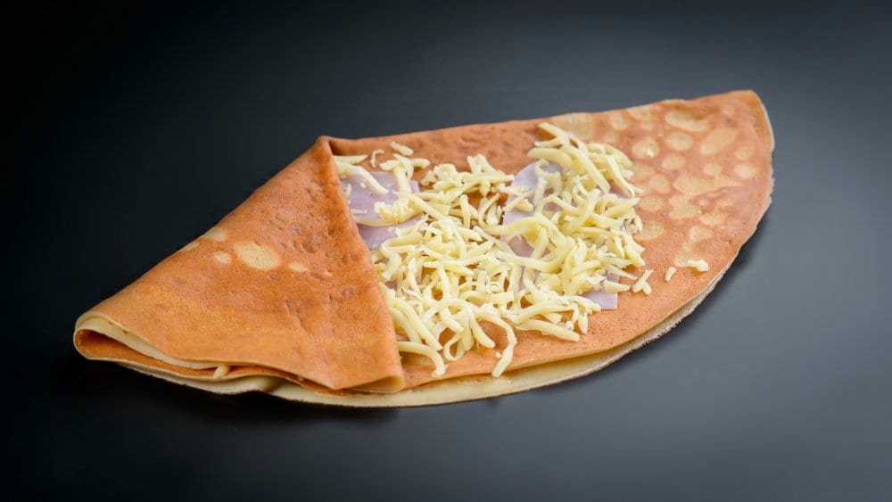 Crepe Ham and Cheese