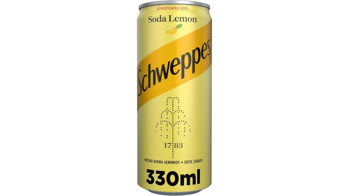 Schweppes Soda Lemon 0.33 l