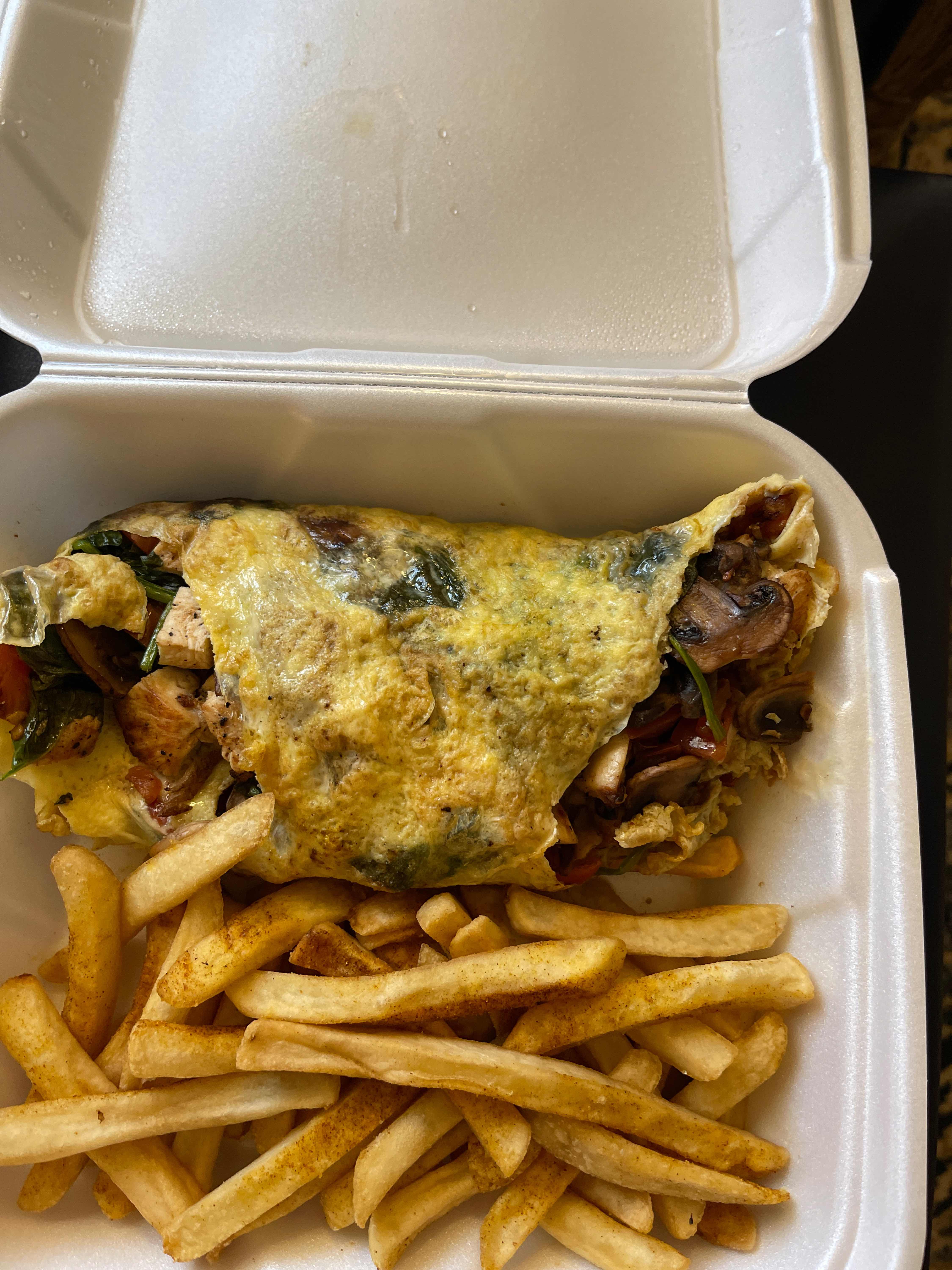 Fresh Vegetable Omelet