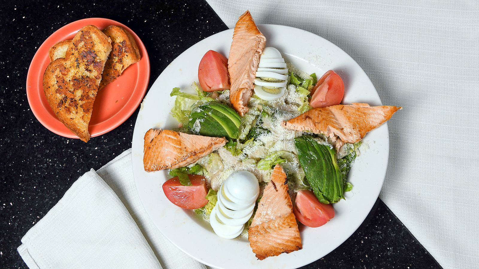 Salmon Caesar Salad