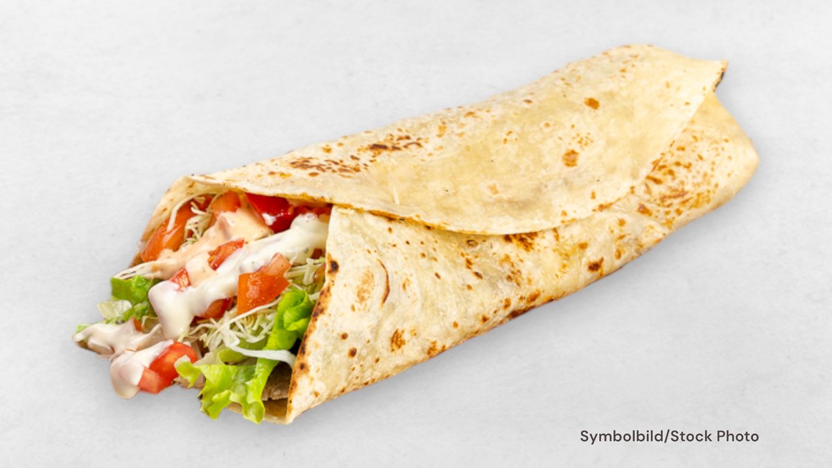 Vegetarischer Wrap