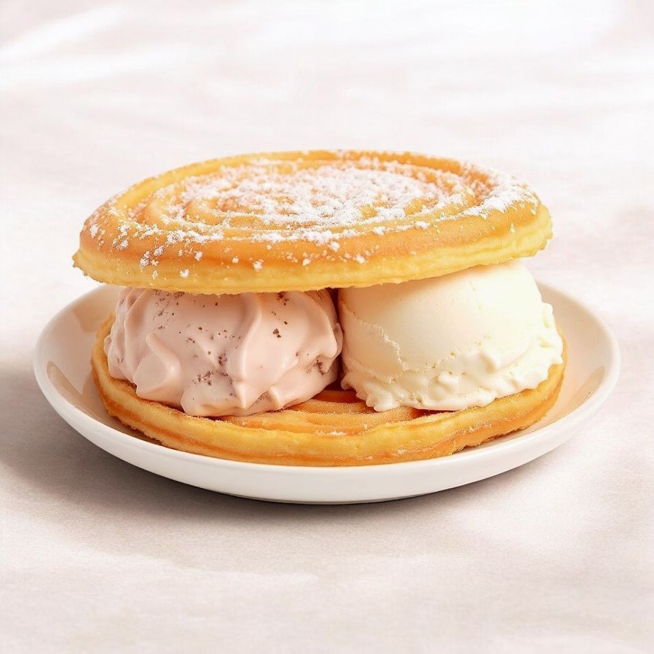 Churro Sandwich De Helado