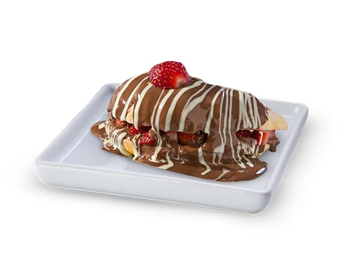 Chocolate ao Leite e Branco com Morangos