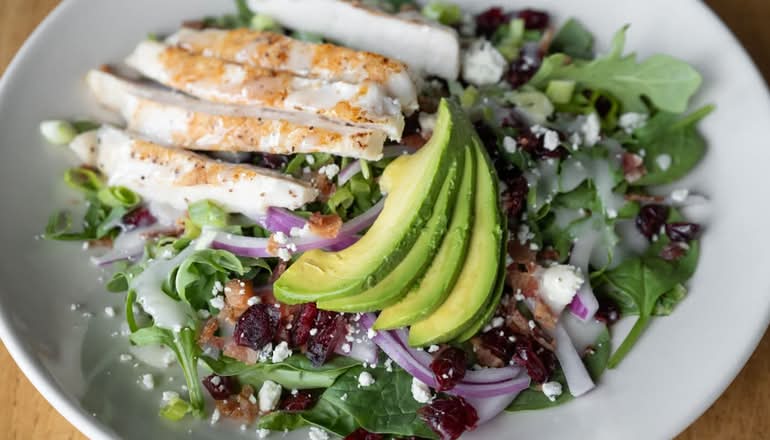 Bourbon Cranberry Chicken Salad