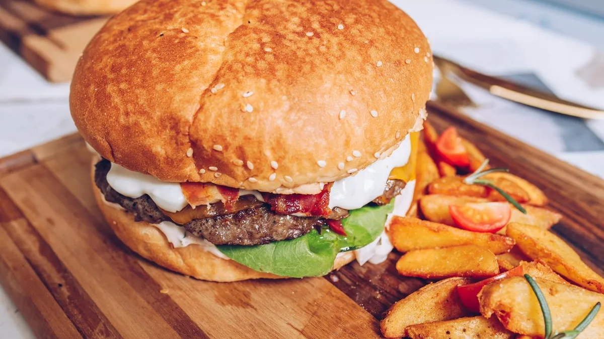 Crown burger