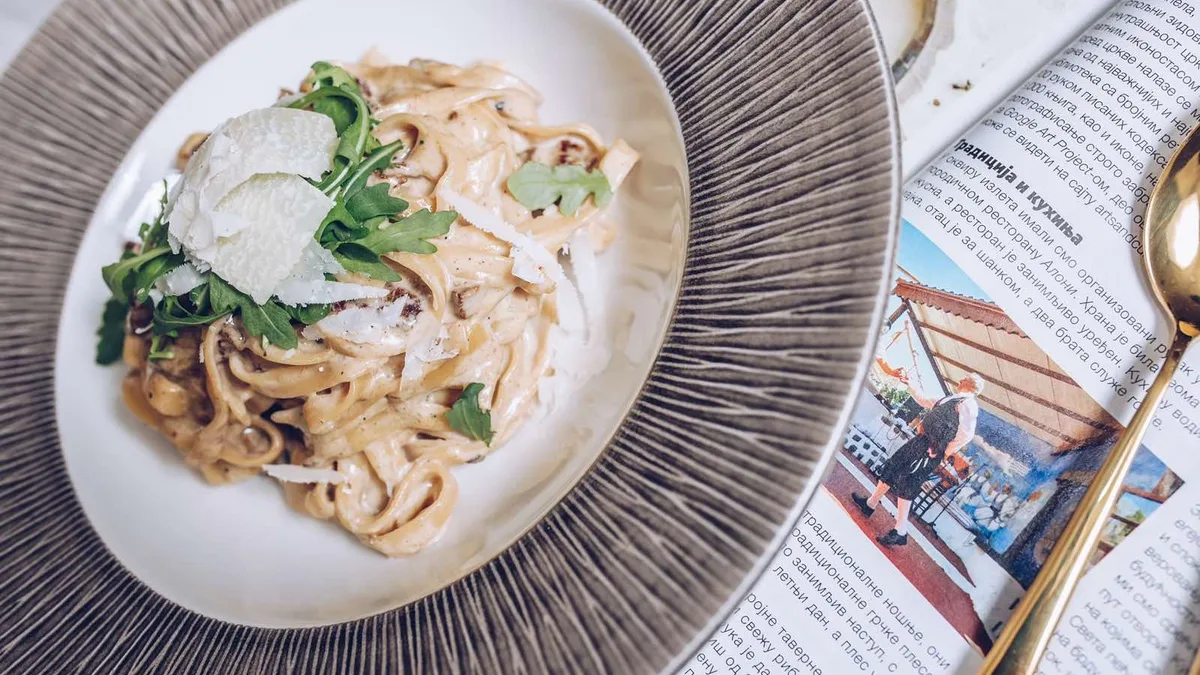 Pasta sa biftekom, vrganjima I tartufima