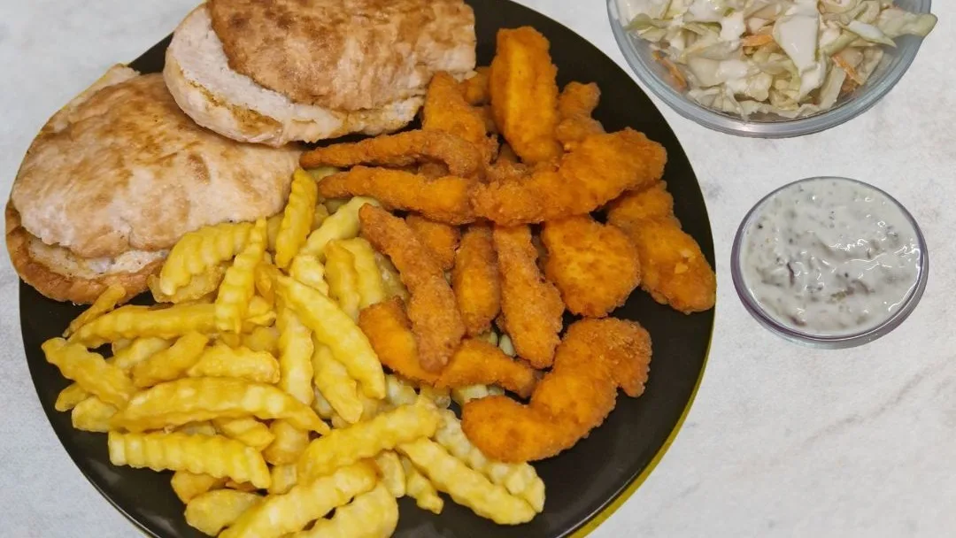 Pileća korpica sa pomfritom VELIKA