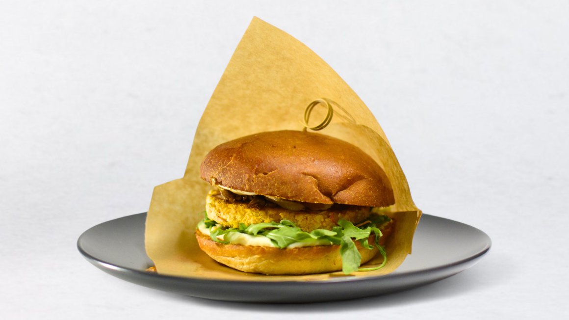 Crusty burger