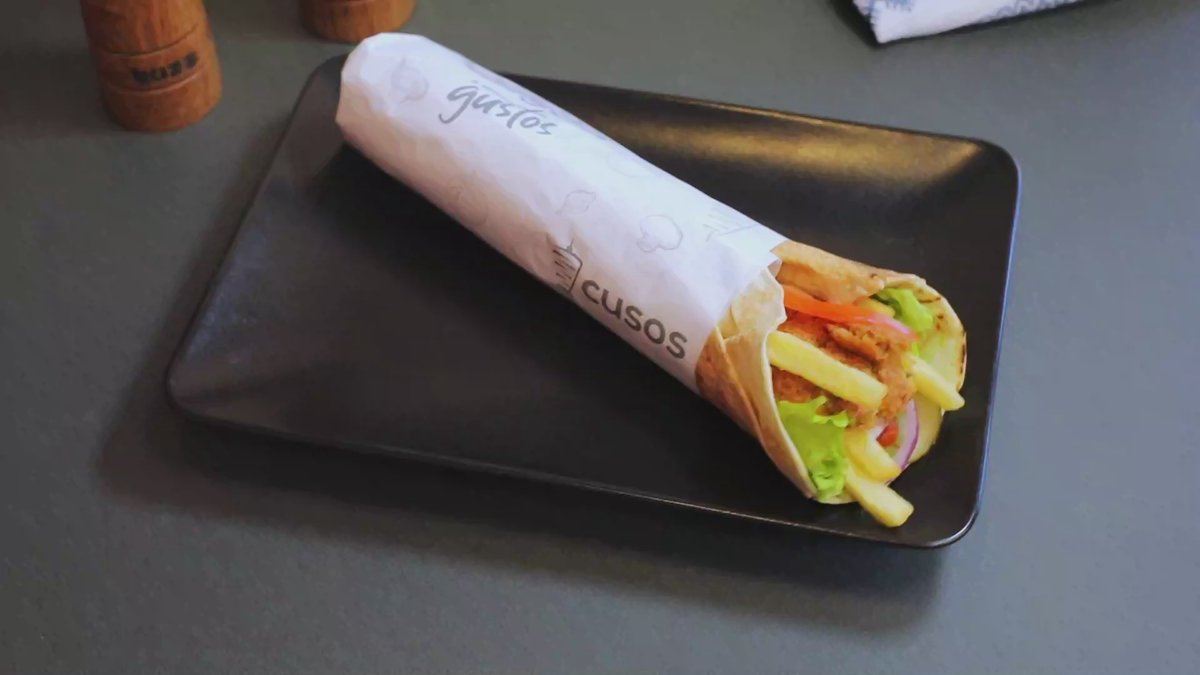 Roll falafel