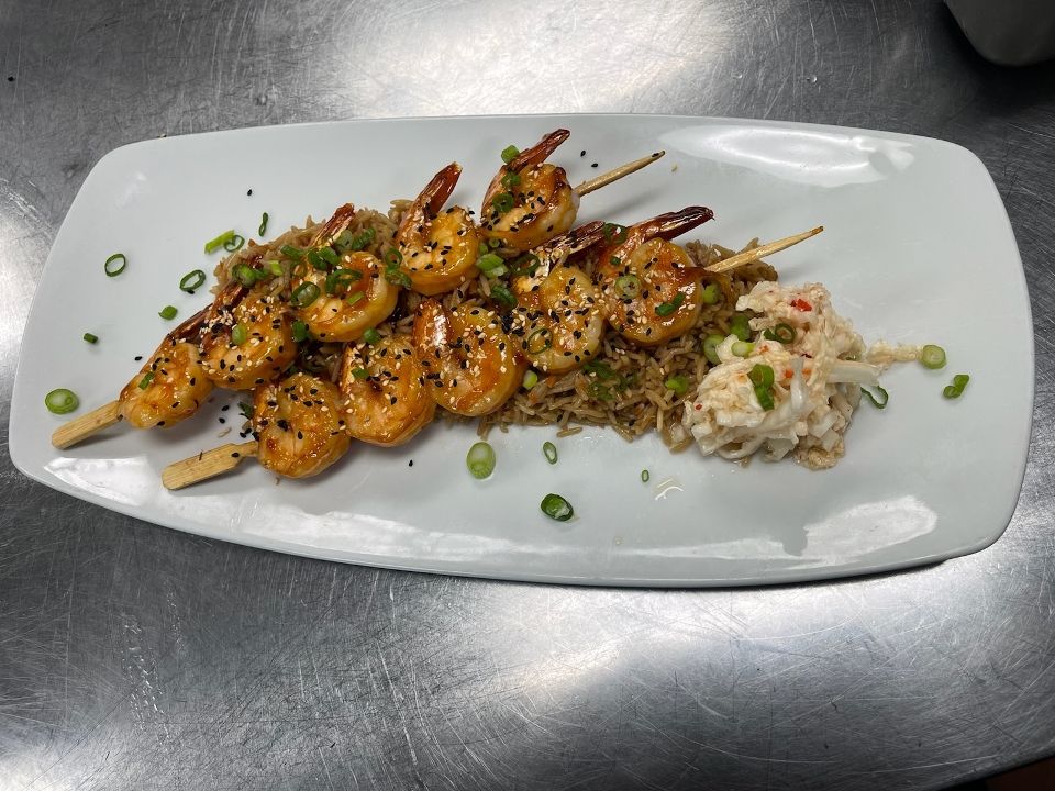 Pinchos de Camarones