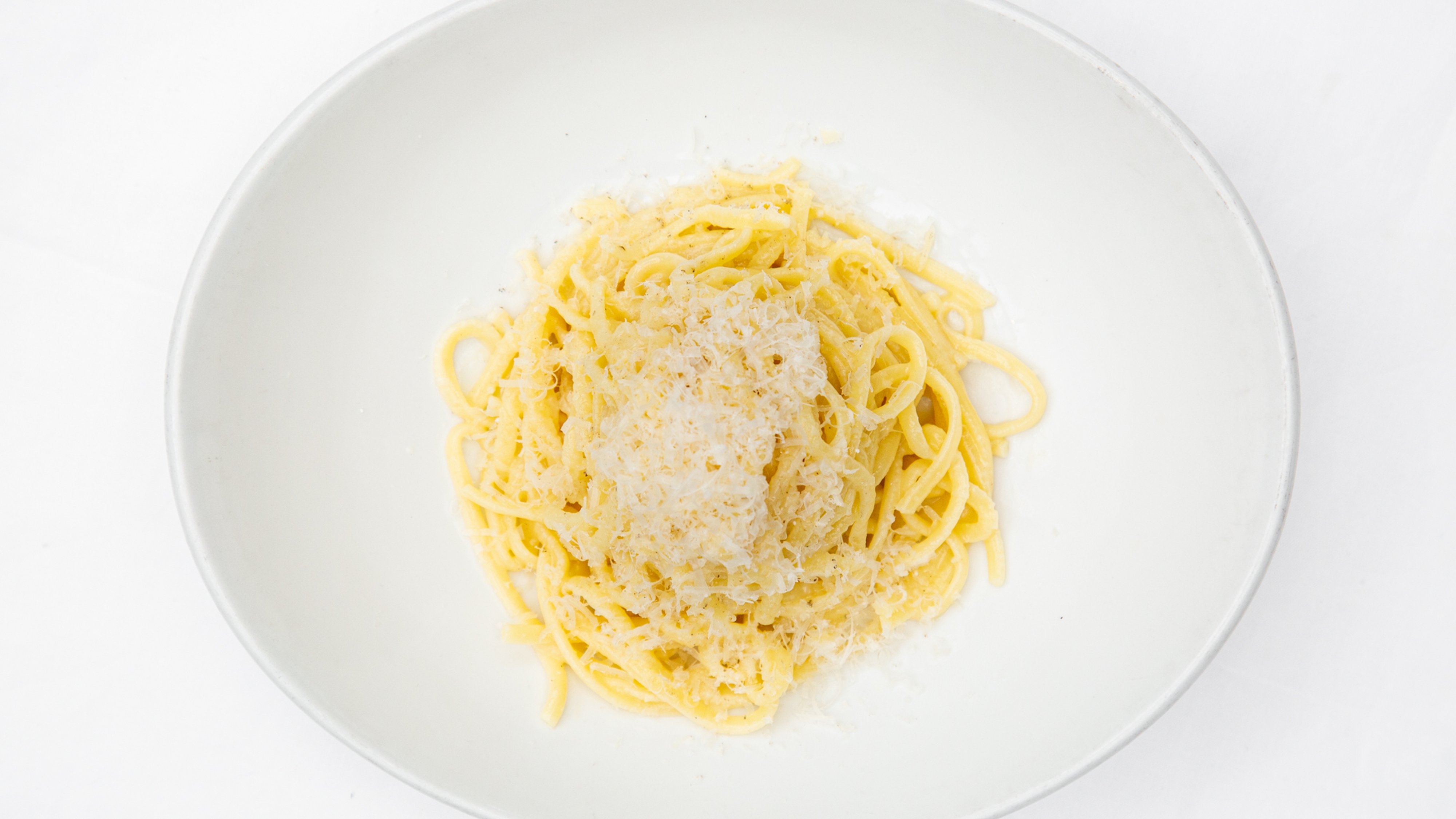 kids pasta + butter + parmesan