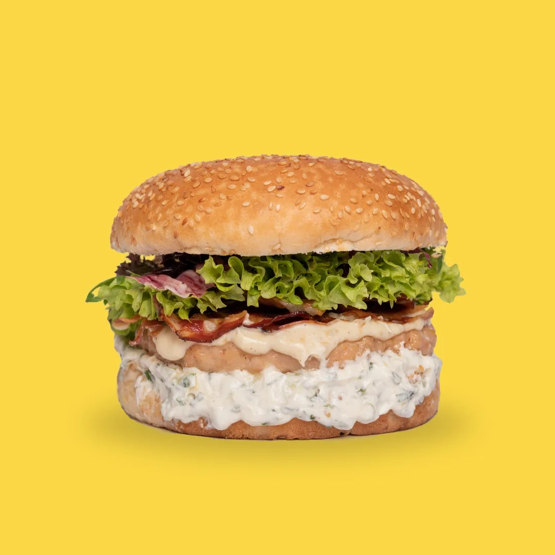 Blue cheese burger