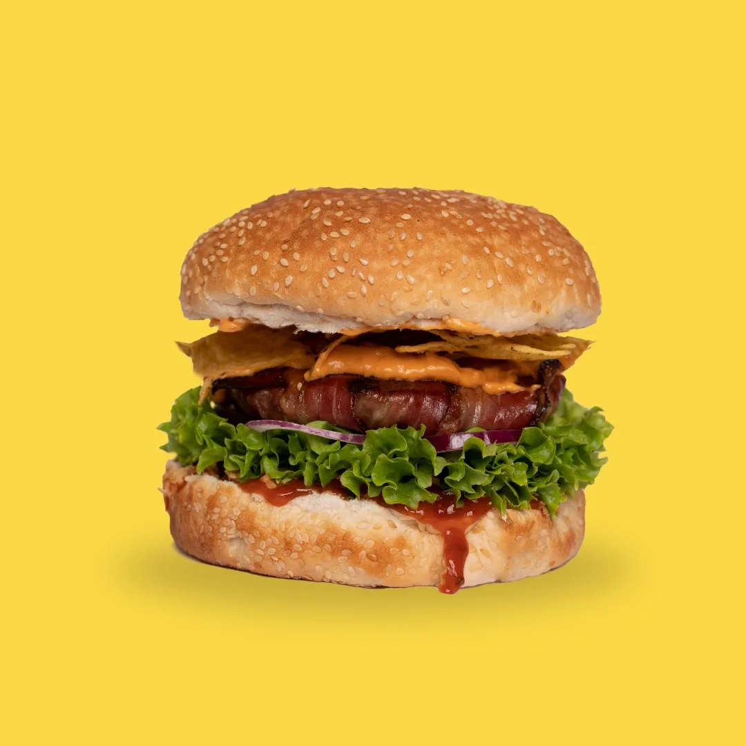 Nacho burger