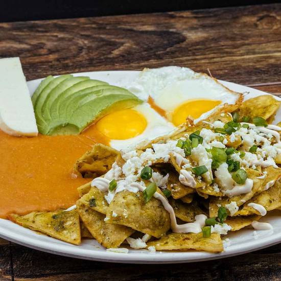 Chilaquiles in Green Sauce