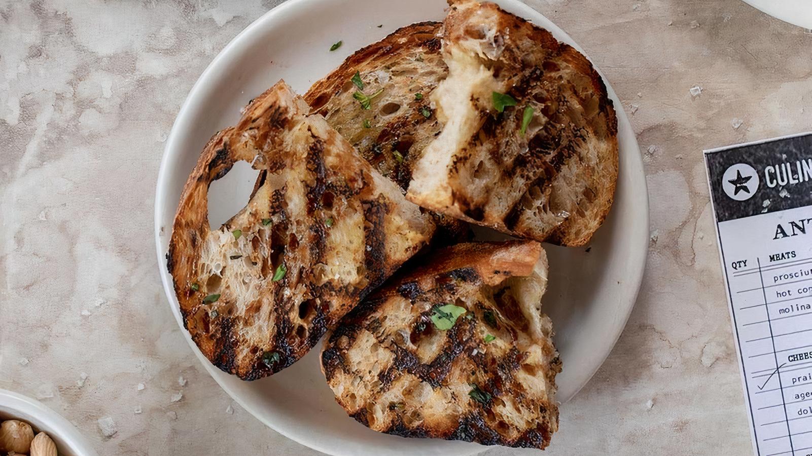 Crusty Bread, Garlic Oil and Balsamic
