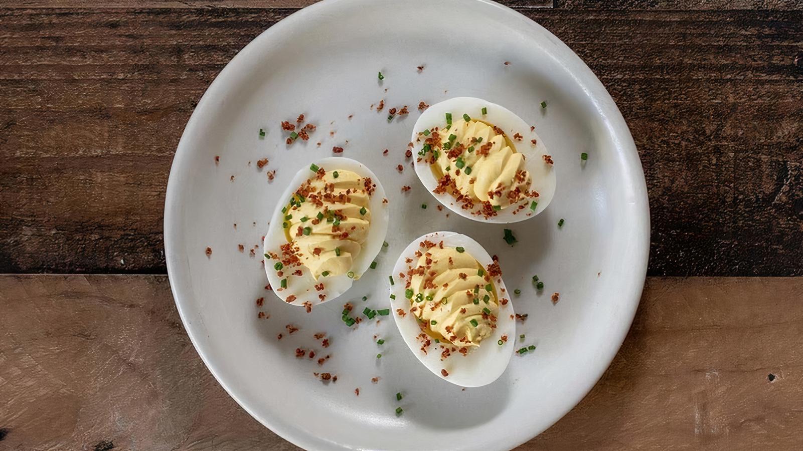 Prosciutto Deviled Eggs