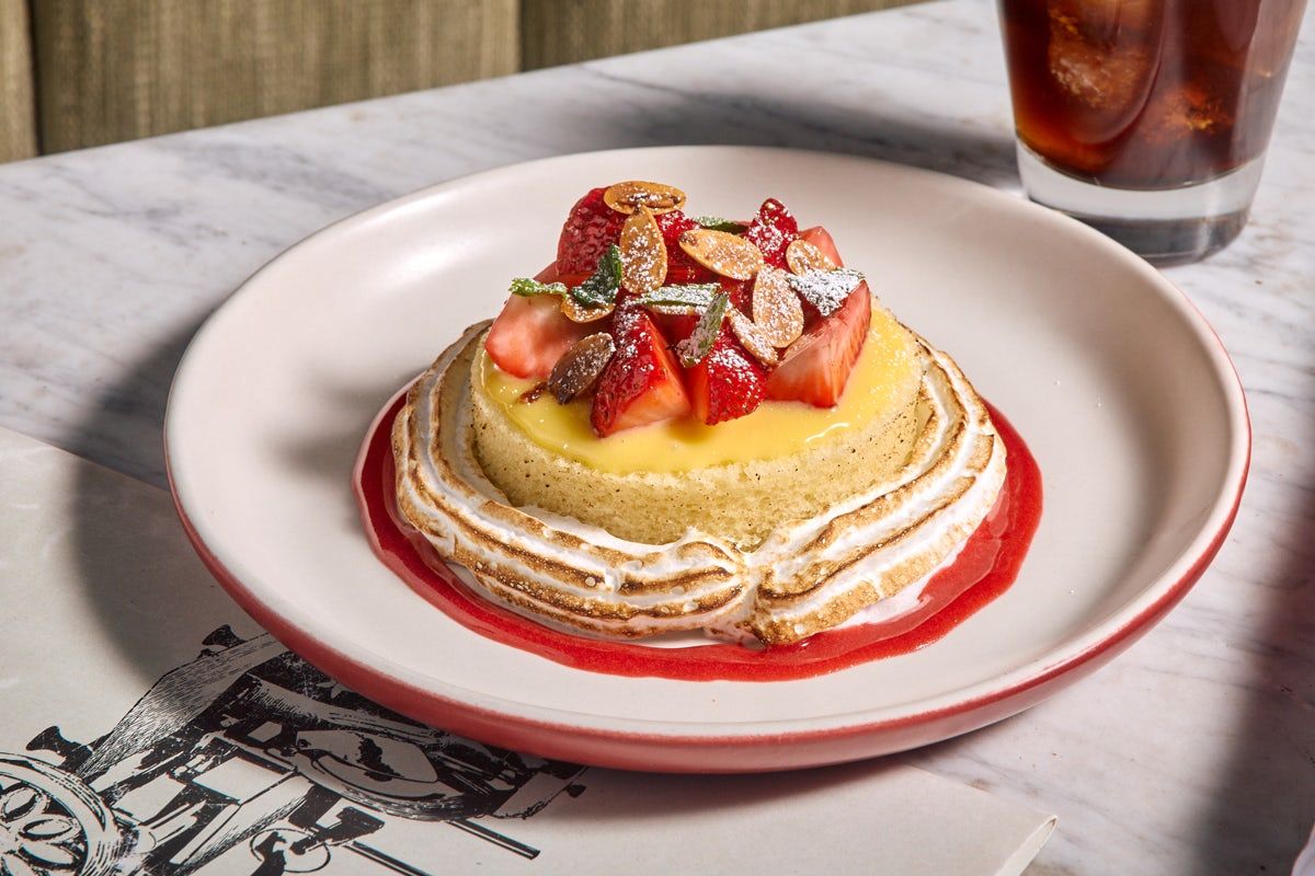 Strawberry Lemon Torte