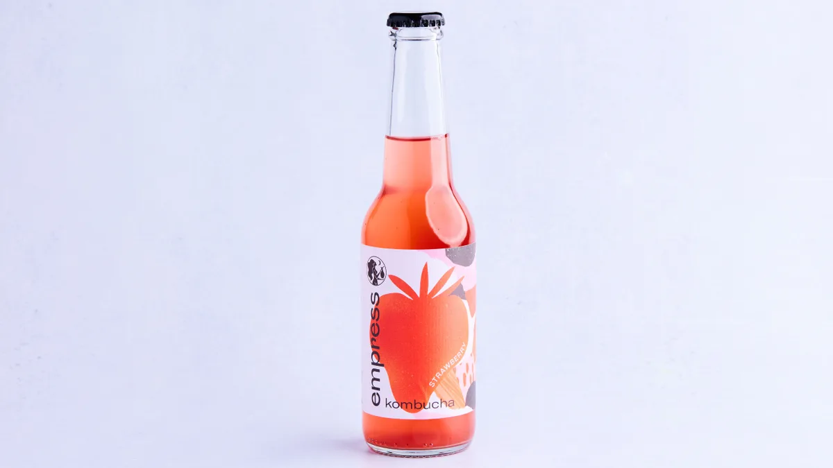 Empress Strawberry Hibiscus Kombucha