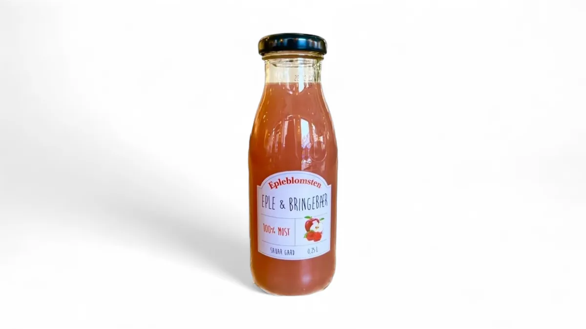 Eple and Bringebær 250 ml