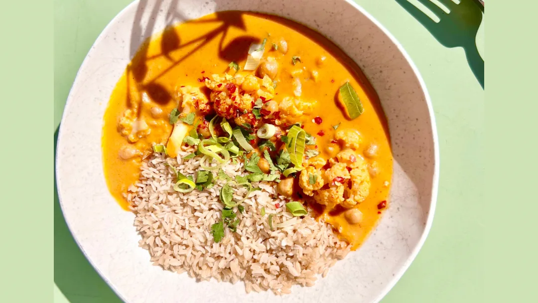 Indisk Curry med Gresskar og Kikerter