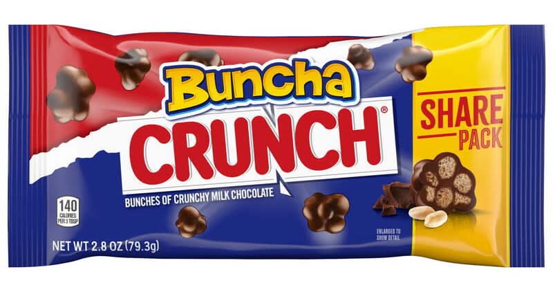 Buncha Crunch Milk Chocolate and Crisped Rice 2.8oz