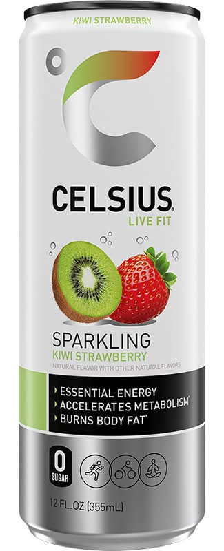 Celsius Sparkling Kiwi Strawberry 12oz
