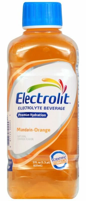 Electrolit Hydration Drink Mandarin Orange Bottle 21oz