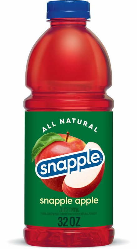 Snapple Apple Juice Bottle 32oz