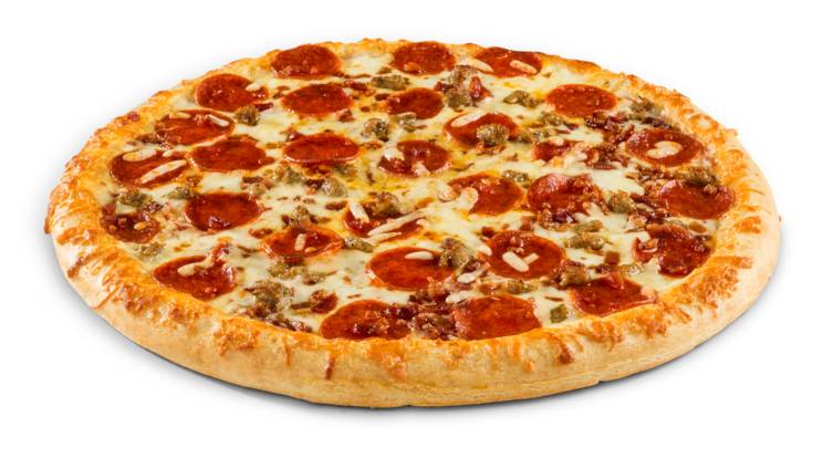 Three Meat Whole Pizza 14''