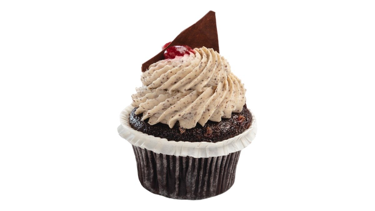 Mohn-Powidl-Cupcake