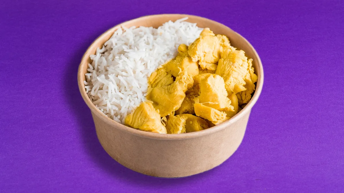 Boiled Chicken with Rice