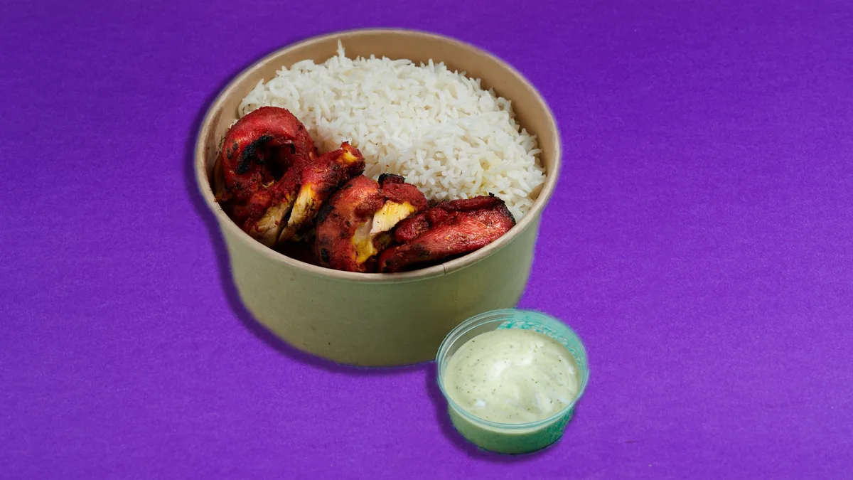 Bowl Chicken Tikka (Grilled) With Rice