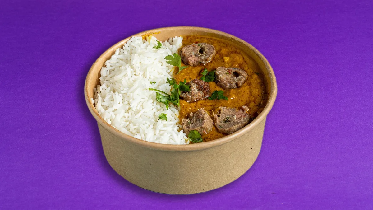 Bowl Kebab Curry