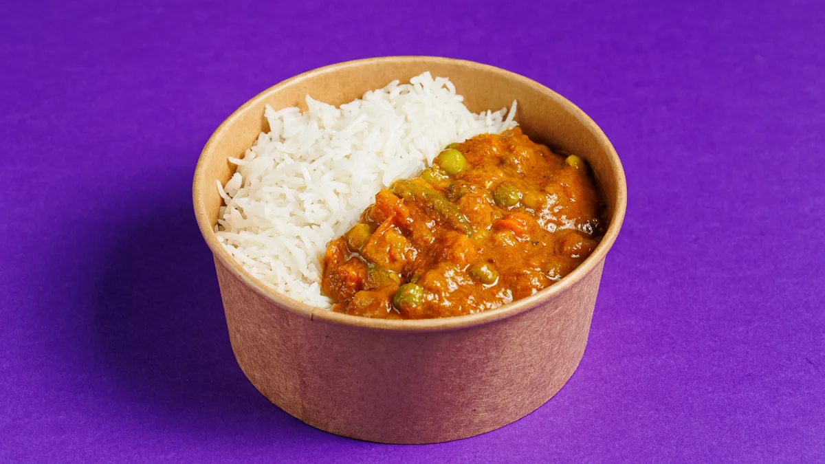 Bowl Vegetable Curry