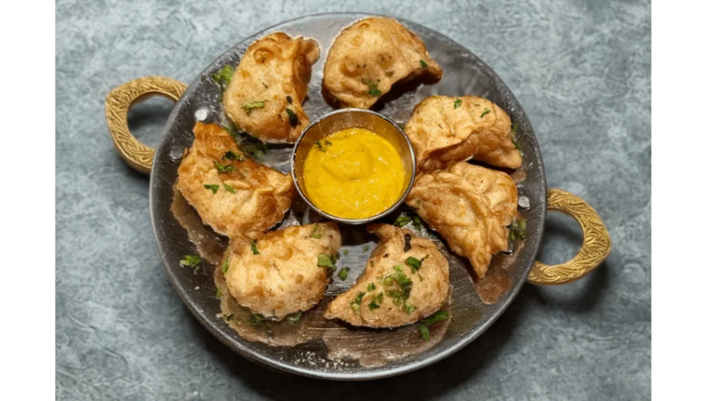 Fried Momo smażone nepalskie pierożki