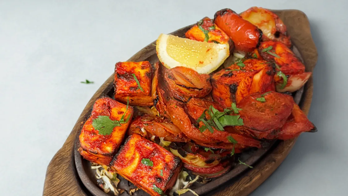 Ser Paneer Tikka ser Paneer z pieca Tandoor
