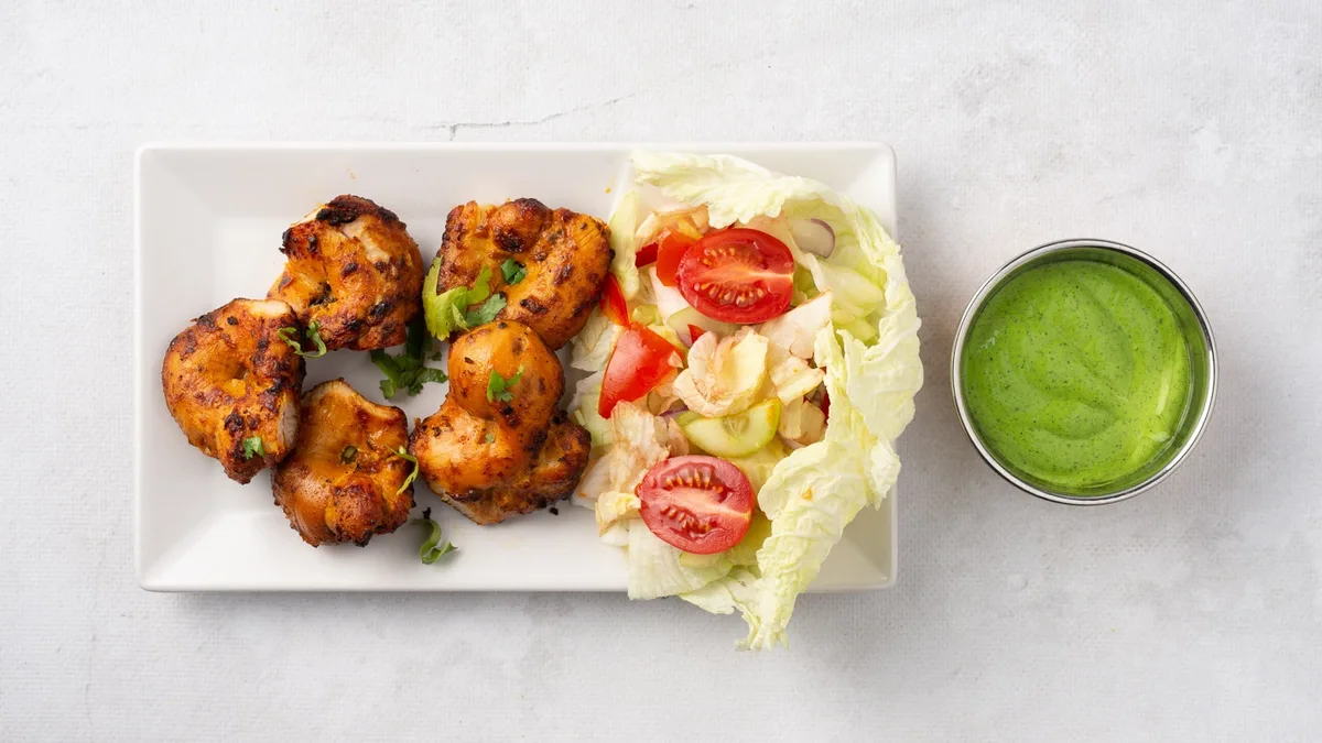 Garlic tikka