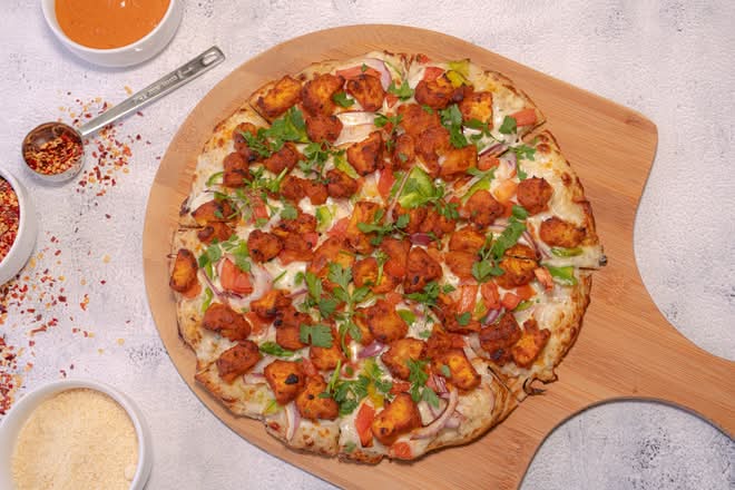 NEW!! Chicken 65 Pizza (Halal)