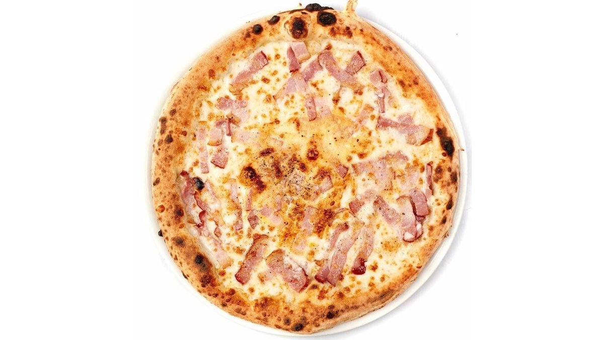 Pizza carbonara