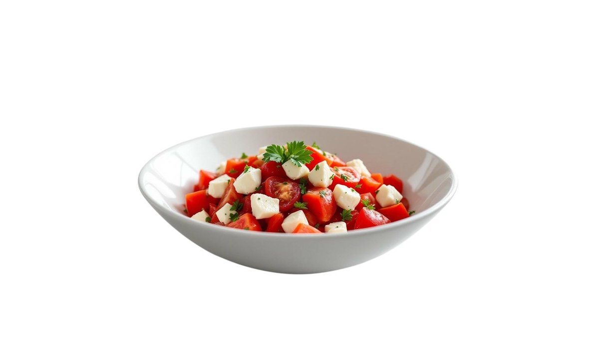 Salată de roșii cu telemea