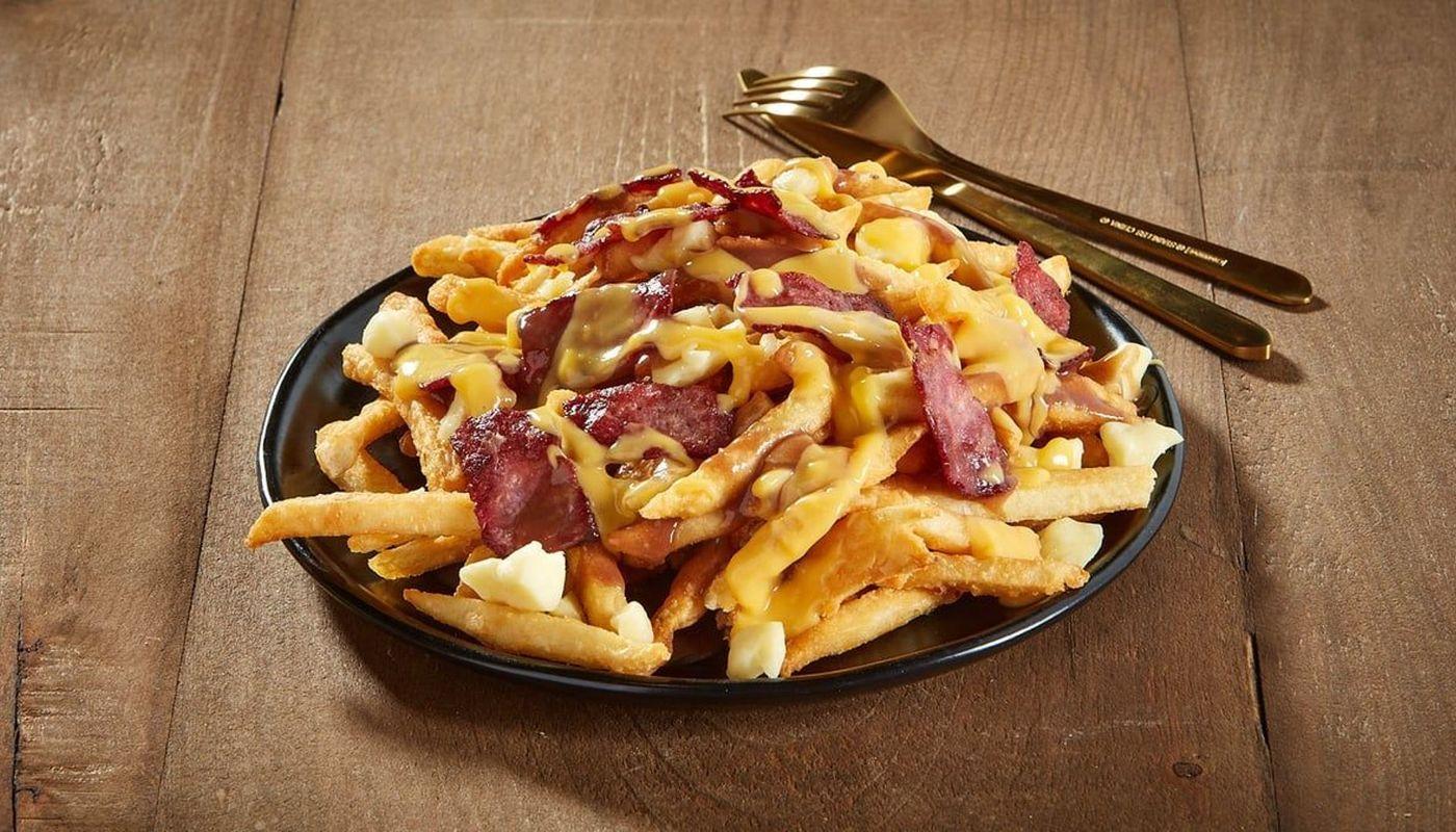 Bacon and Cheese Poutine