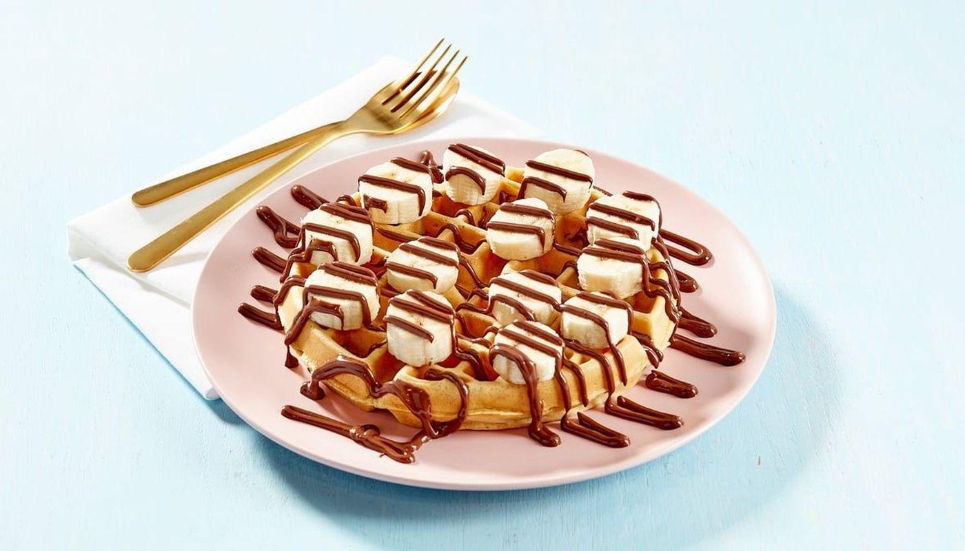 Banana Nutella Waffle
